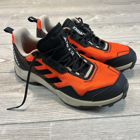 Adidas Terrex Men\'s Orange Black Trail Running Shoes EUC Size 12 main image 2